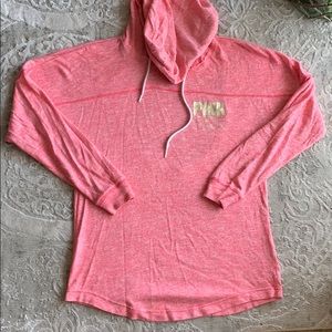 Size Medium Pink hoodie